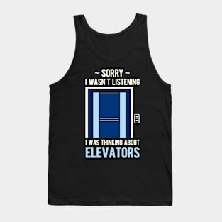 Funny Elevator Tank Top